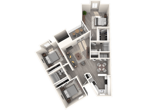 Brentwood Oaks C1 Floor Plan